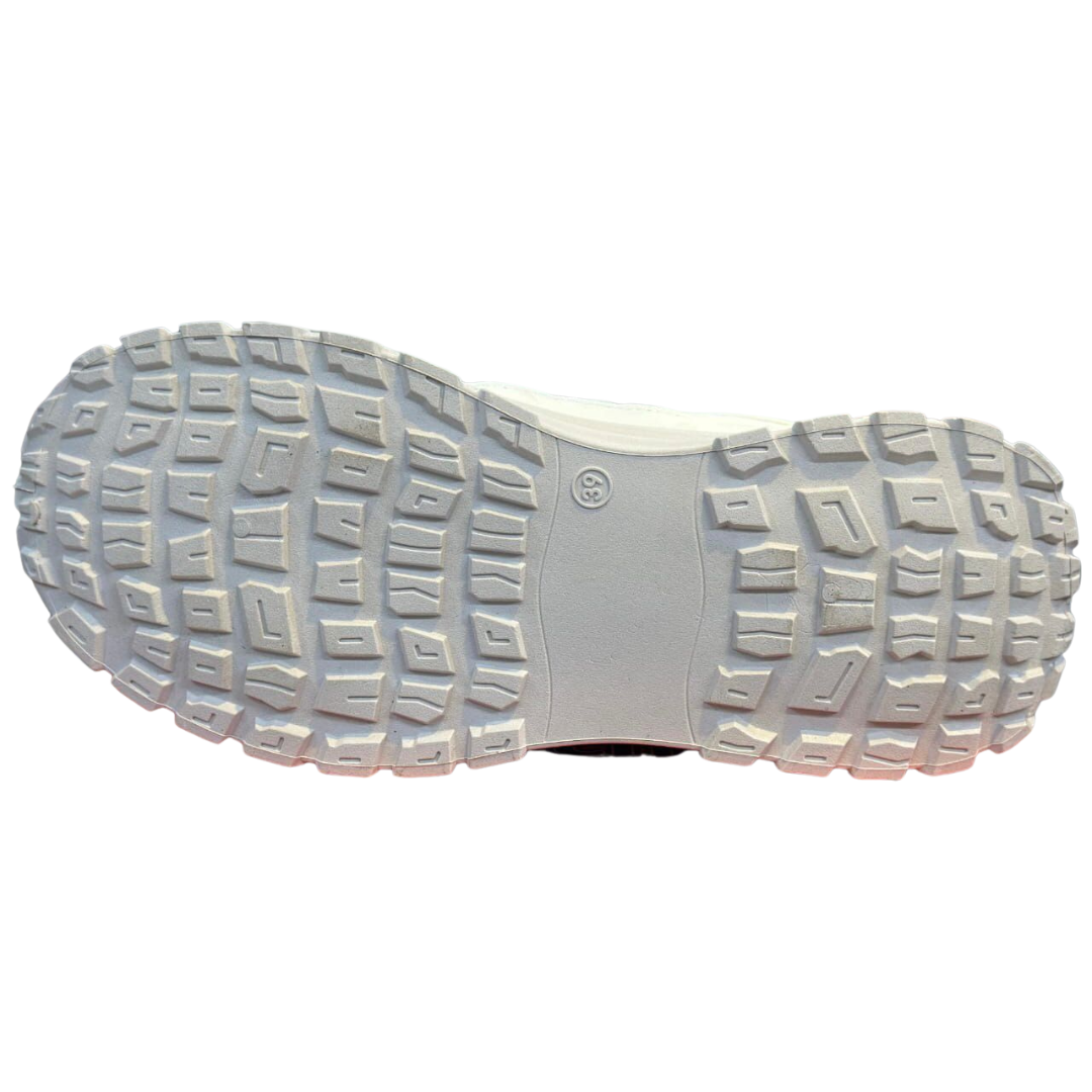 White & black instant style sneakers for women