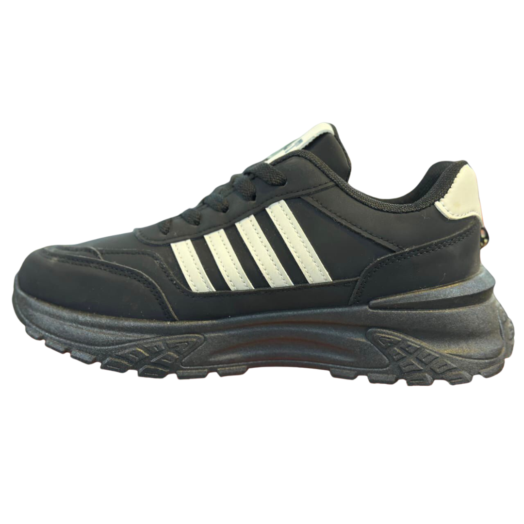 Black & white instant style sneakers for women