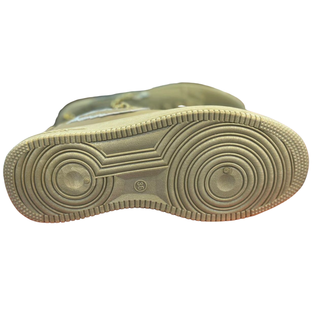 Beige casual sneakers for women